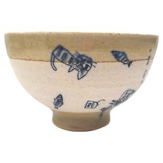 日本 美濃燒 I Love Cat 冰裂紋 11x7cm 陶瓷飯碗, 黃色, 1個