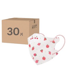 COMFIZ 康菲 嬰幼立體醫療口罩 0~18個月, 草莓甜不甜, 30片, 1盒