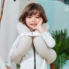 스네프 아동용 넥튜브 조끼, 베이지, 1개