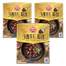 OTTOGI 不倒翁 Craft韓式炸醬即食調理包, 200g, 3盒