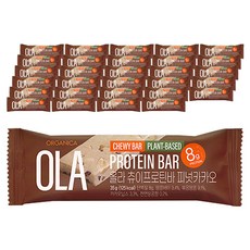 올가니카 올라 츄이프로틴바 피넛카카오, 35g, 32개