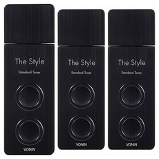 VONIN The Style 標準爽膚水 135ml 男士肌膚乳液, 3個