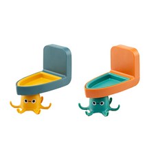 Daamoara旋轉多功能廚房烹飪工具掛勾, 2個, 藍色, 橙色