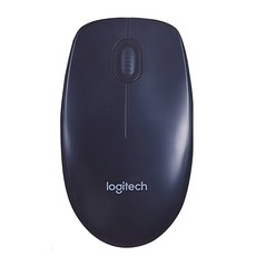 logitech 羅技 B100有線光學滑鼠, M-U0026, 黑色
