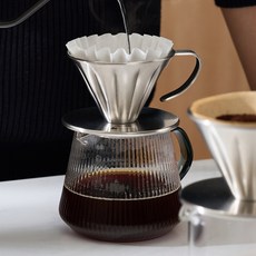 paullobs 全304不鏽鋼咖啡濾杯 DV02, 1個, 單品, 300ml