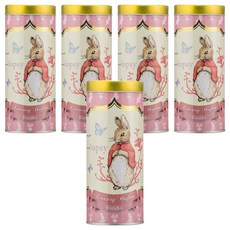 彼得兔豪華威化捲心酥 香草口味, 100g, 5罐