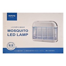 Kinyo LED電擊式捕蚊燈 白色, KL-8081