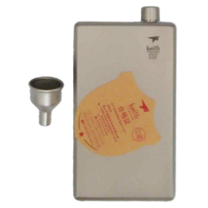 keith Titanium 鎧斯 Ti9307 200ml 方形鈦酒壺, 80 x 23 x 151mm, 1個