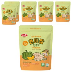 베베스트 유기농 칼슘 현미팝, 단호박, 20g, 6개