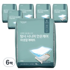 탐사 클린 깔개매트, 10개입, 6팩