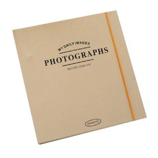 머니풀 네컷사진 접착앨범 추억보관 비닐 포토북, Beige, 25매