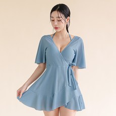 TUBE TREE 傘狀連身式大尺碼單件泳衣 B8208