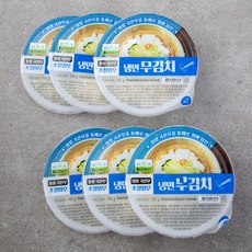 칠갑농산 냉면무김치, 160g, 6개