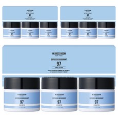 더블유드레스룸 퍼퓸 탈취제 97 에이프릴코튼 본품, 110g, 9개