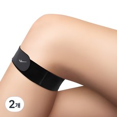 프로스펙스 스킨핏 슬개건 압박밴드, 2개, 블랙