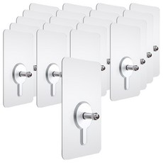 常保潔淨 超強力磁磚釘 10mm, 20個, 混合色