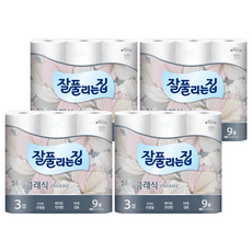 all'swell 加厚款 三層捲筒衛生紙, 亞麻香, 51gsm, 27M 9捲, 4袋