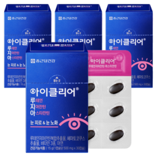 Chong Kun Dang 鍾根堂 Eyeclear 葉黃素玉米黃素蝦紅素, 4個, 30錠