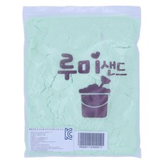 이지루미샌드 모래놀이 리필모래 0.7L, 그린, 1개