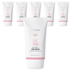 맥퀸뉴욕 유브이 데일리 선크림 매트 피니쉬 SPF50+ PA+++, 50g, 6개