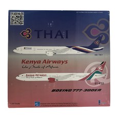 Inflight 1:200肯亞航空B777-300ER 5Y-KZZ 飛機壓鑄模型, 混色