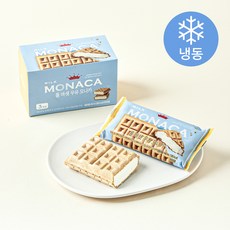 폴바셋 우유 모나카 (냉동), 140ml, 3개입, 1개