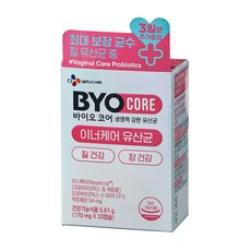 BYO CJ Bio-Core 內在保養 陰道健康益生菌, 33錠, 1個