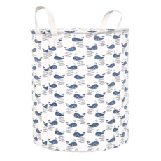 小麥購物 折疊帆布洗衣籃 C015 2個, 33 x 42cm, 小鯨魚, 1組