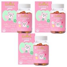 Knotted 維他命D軟糖 蘋果&檸檬口味, 150g, 3個