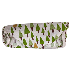 minono 米諾諾 圓筒型摺疊收納籃, 樹木/格子 顏色隨機