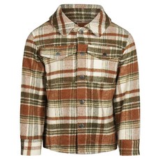 COCONOCO 兒童格紋襯衫夾克