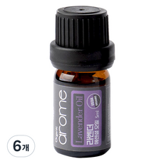 아로므 라벤더 에션셜 오일, 5ml, 6개