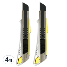 다다 SK5 블랙 고강도 커터칼, 엑셀, 4개