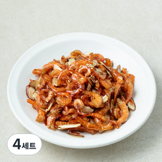 우리가족튼튼 아몬드 새우 볶음 만들기 세트 140g, 70g, 4세트