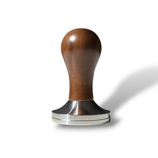 BeanPlant 平底咖啡填壓器 58mm, 胡桃木, 1個