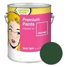 노루페인트 팬톤 멀티 에그쉘광 페인트, 그리너패스처즈 (19-6311), 4L, 1개