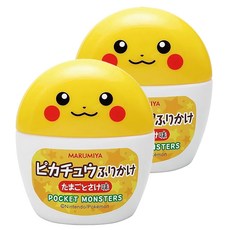 丸美屋 皮卡丘造型 蛋味拌飯料 20g 容器裝, 2入