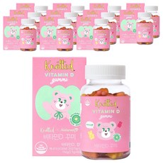 Knotted 維他命D軟糖 蘋果&檸檬口味, 150g, 12個