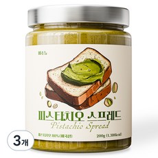 비소뉴 달콤한 피스타치오 스프레드, 200g, 3개