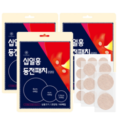 십일홍 동전패치 파스 혼합형, 60개입, 3개