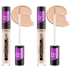 CATRICE 卡翠絲 Camouflage 遮瑕液 5ml, 005 Light Natural, 2支