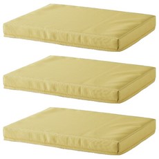 한샘 샘 폴리 수납바스켓 뚜껑, 옐로우, 3개