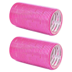 Hi Today 導熱特大瀏海髮捲, 2個, 深粉色