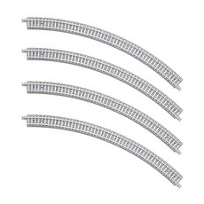 TOMIX彎曲PC軌道 C317-45-PC F 4個組 TMX1192, 混色