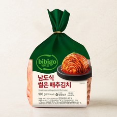 비비고 남도식 썰은 배추김치, 900g, 1개