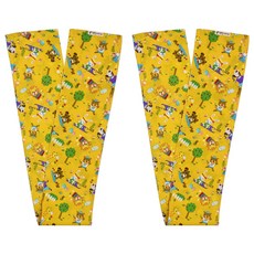 황실타올 인견 때타올 샤워타월 등타올, 수건형 옐로, 1개입, 2개