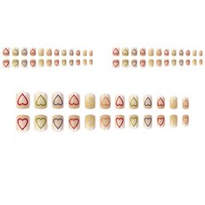 마켓감성 화려한 네일팁 24p 세트, 3세트, 22