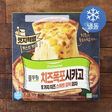 풀무원 치즈폭포시카고 9가지 치즈 스위트갈릭 피자 (냉동), 397g, 1개입, 1개