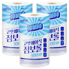 comet 雙層大捲筒衛生紙, 4捲, 3袋, 300m