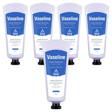 바세린 C2Y 딥 모이스춰 풋크림, 1개입, 5개, 60ml